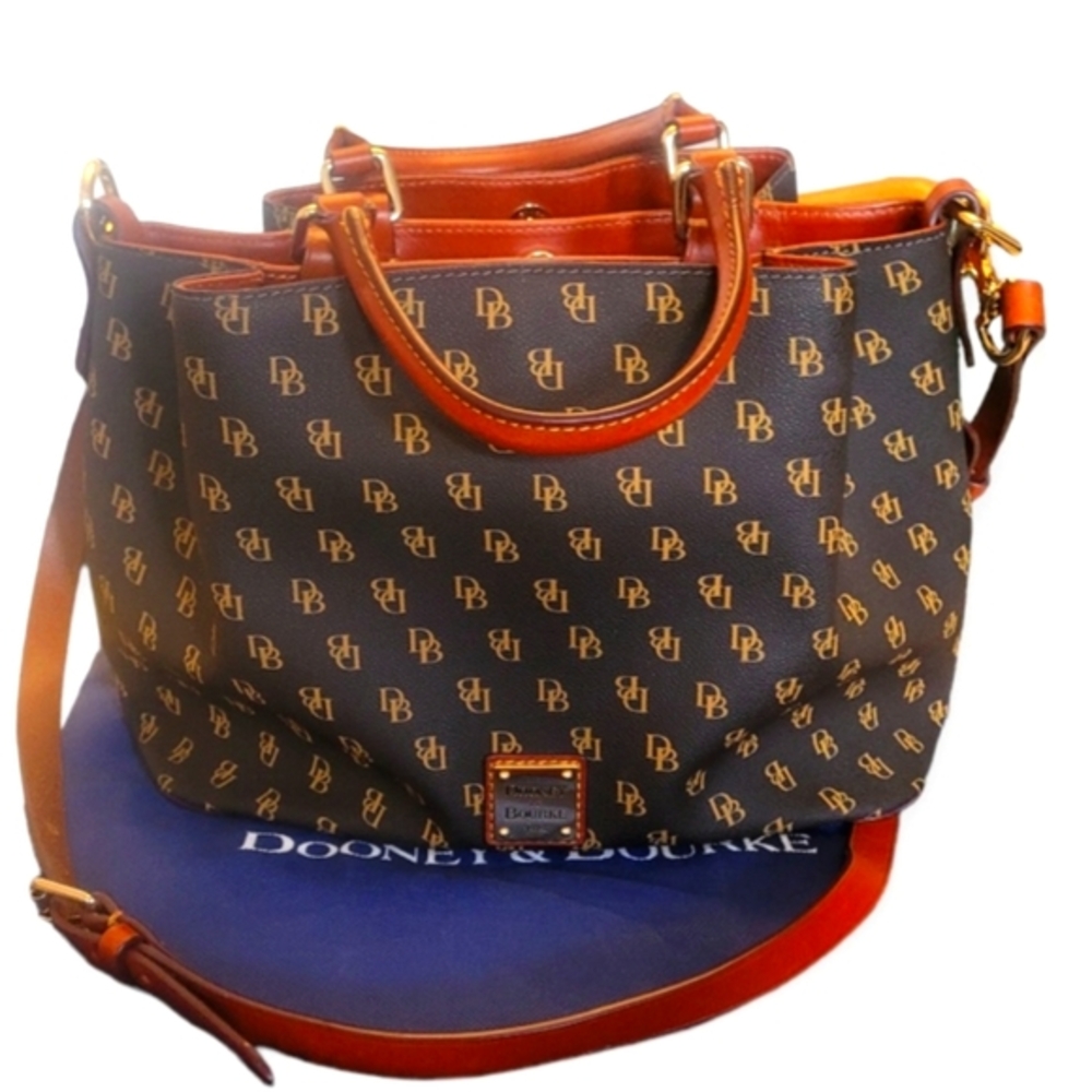 DOONEY & BOURKE Gretta Brenn Large Satchel with Dust Bag